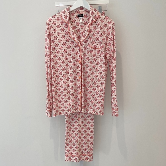 COSABELLA RED PINK WHITE PAJAMAS SIZE MEDIUM NWOTS!